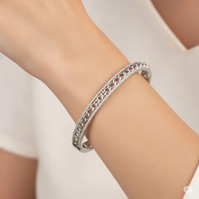 10 Model Gelang Oval Emas Putih: Pilihan Elegan untuk Gaya Modern