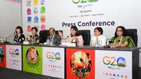 Delegasi Indonesia menghadiri KTT G20 EMPOWER di Gandhinagar India. (Dok. Istimewa)