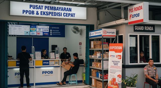 6. Agen Pembayaran PPOB dan Ekspedisi