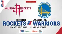 Jadwal NBA, Houston Rockets Vs Golden State Warriors. (Bola.com/Dody Iryawan)