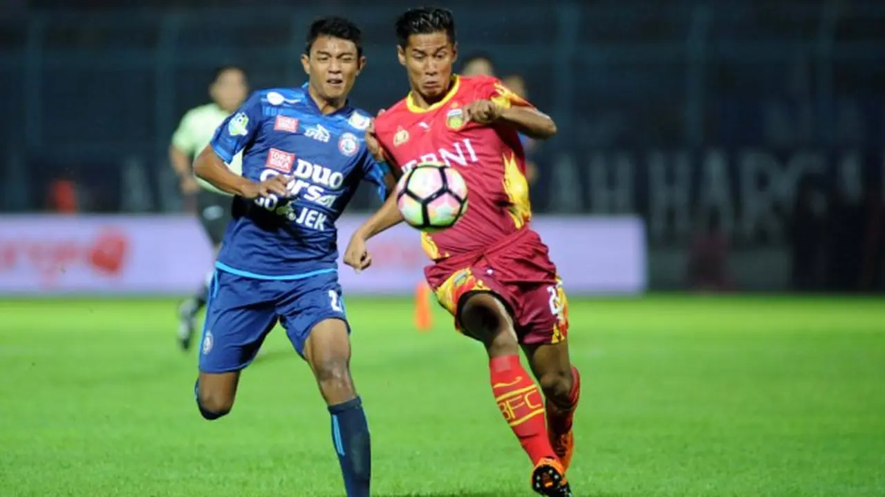 Penyerang muda Arema FC, Dedik Setiawan