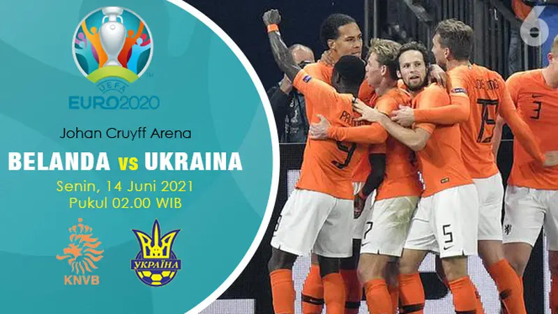 Piala Eropa Euro 2020 Belanda vs Ukraina