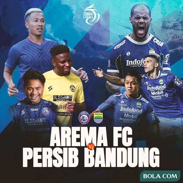 Liga 1 - Duel Antarlini - Arema FC Vs Persib Bandung
