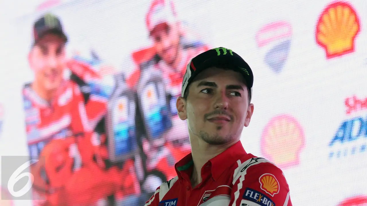 Pembalap MotoGP dari tim Ducati, Jorge Lorenzo, menggelar tes tertutup di Jerez.
