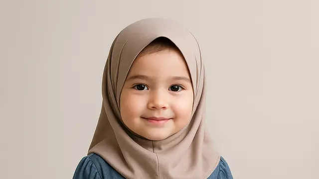 Model Gamis Anak Kasual di 2025/Ilustrasi oleh AI