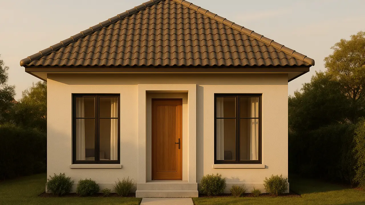Rumah Sederhana Minimalis 9x6 Atap Genteng