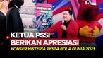 Berita video Erick Thohir selaku Ketua Umum PSSI, menyebutkan Konser Histeria Pesta Bola Dunia 2023, jadi bentuk promosi yang luar biasa untuk Piala Dunia U-17 2023.