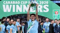 Nico O'Reilly Jadi Bintang, Man City Bekuk Arsenal untuk Angkat Trofi Carabao Cup