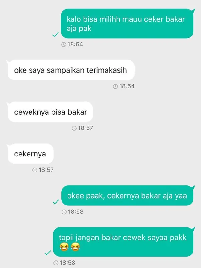 6 Chat Typo Driver Ojol Seputar Pesanan ke Pelanggan Ini Bikin Ketawa