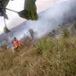Kebakaran hutan dan lahan (karhutla) terjadi di Desa Silalahi 3, Kecamatan Silahisabungan Kabupaten Dairi, Sumatera Utara (Sumut) (BNPB Indonesia)