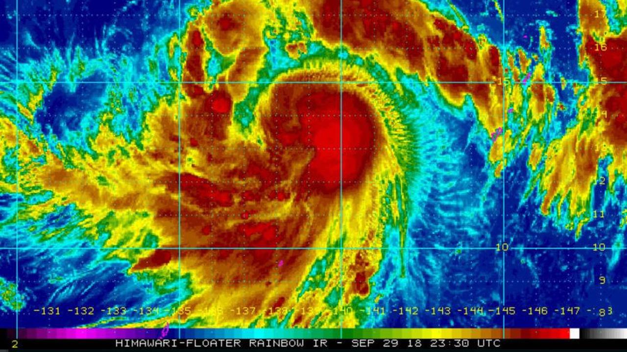 Ilustrasi topan terbentuk (NASA/AP)