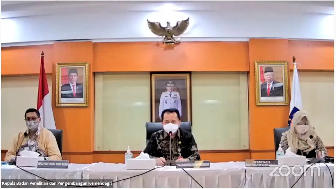 Kemendagri Sosialisasi Penilaian Indeks Inovasi Daerah dan Innovative Government Award 2021