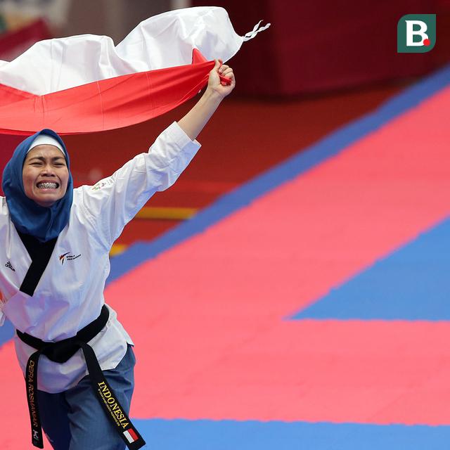 Indonesia Raih Emas Pertama Asian Games 2018 Dari Cabang Taekwondo Asian Games Bola Com