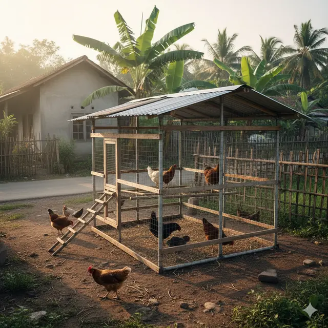 Desain Kandang Ayam Kampung