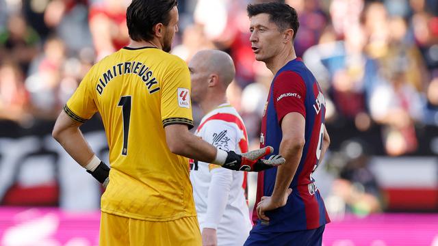 Robert Lewandowski - Rayo Vallecano Vs Barcelona di La Liga 2023/2024