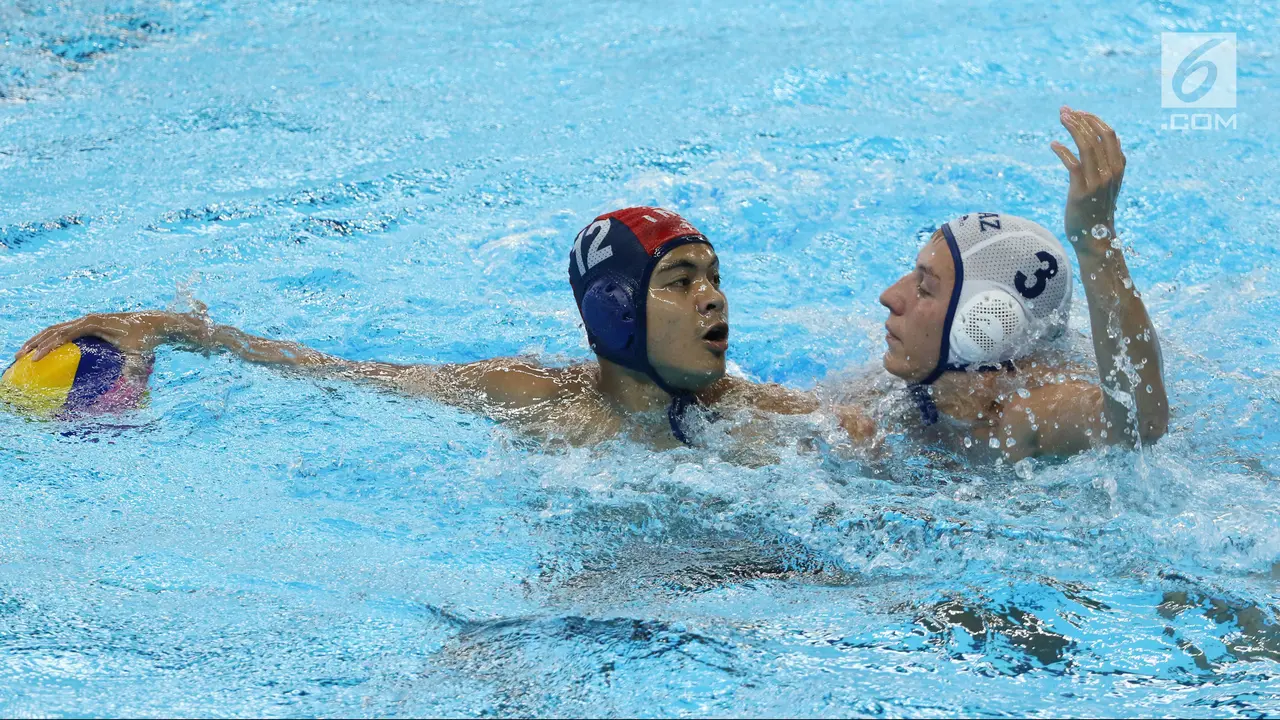 Perempat Final Polo Air Putra Asian Games 2018, Indonesia Takluk dari Kazakhstan