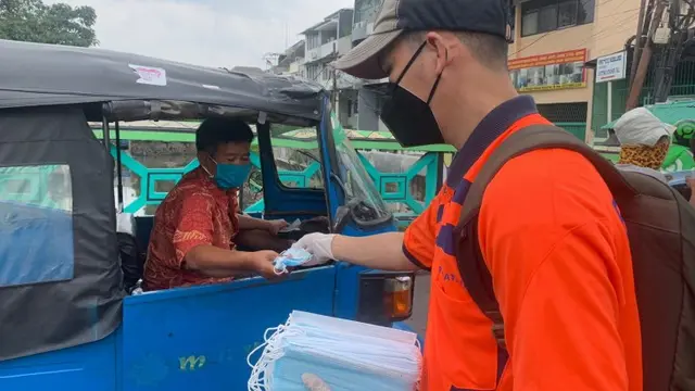BNPB Membagikan 1,5 Juta Masker