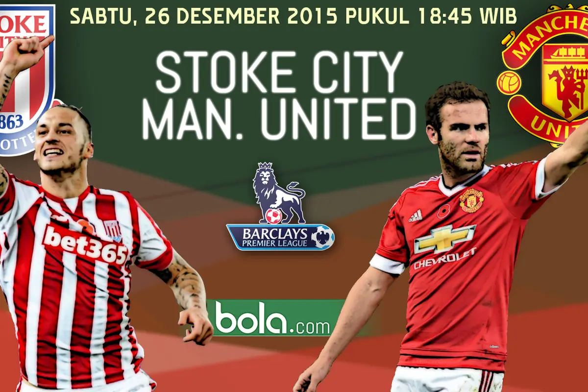 Susunan Pemain Stoke City vs Manchester United 