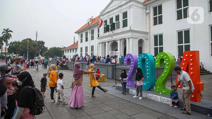 Libur Nataru di Kota Tua Jakarta