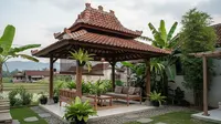 8 Inspirasi Ruang Santai Bergaya Pendopo Minimalis, Tetap Sejuk Tanpa AC