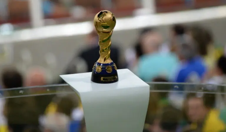 Trofi Piala Konfederasi. (AFP)