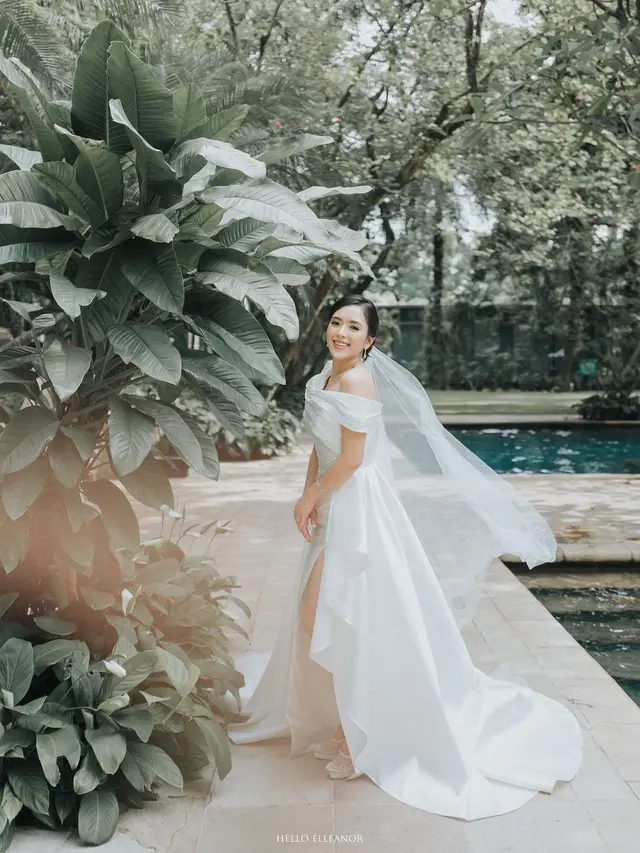 6 Momen Pernikahan Michelle Wanda 'Layangan Putus', Digelar Secara Intimate