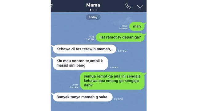 5 Chat Ortu ke Anak Ini Drama Banget, Bikin Geleng Kepala