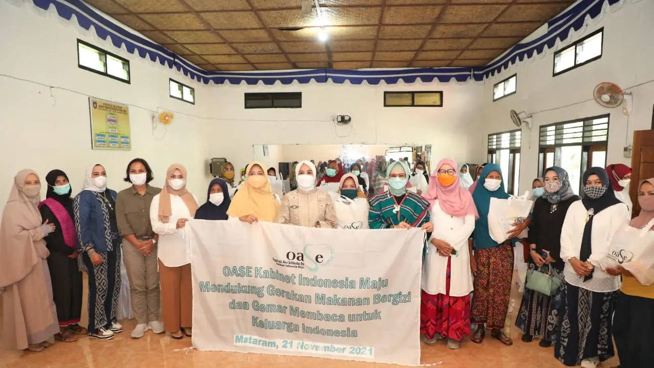 OASE Kabinet Indonesia Maju Salurkan Bantuan Makanan Bergizi bagi Masyarakat di NTB 