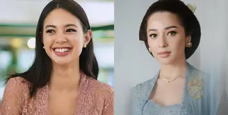 Lihat di sini beberapa potret inspirasi kebaya warna pastel dari para artis.