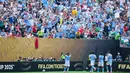 Dua gol City disumbangkan oleh Phil Foden dan Jeremy Doku. Kemenangan ini mengantarkan wakil Inggris itu meraih tiga poin perdana. (AP Photo/Derik Hamilton)