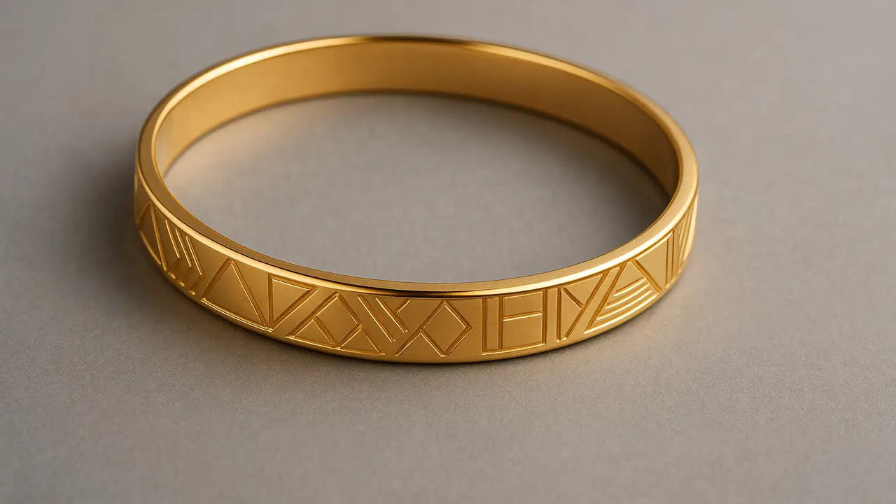 7 Model Gelang Emas Bangle Kecil yang Simple tapi Elegan di 2025, Cocok Dipakai Sehari-hari