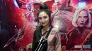 Artis cantik Febby Rastanty juga terlihat hadir di premiere Avengers yang berlangsung di Kota Kasablanka, Jakarta Selatan, Selasa (24/4/2018), tadi malam. Febby hadir dengan gayanya yang modis dan kece. (Deki Prayoga/Bintang.com)