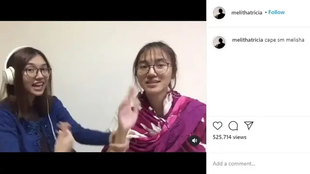 Melisha Sidabutar (Foto: Instagram/@melithatricia)