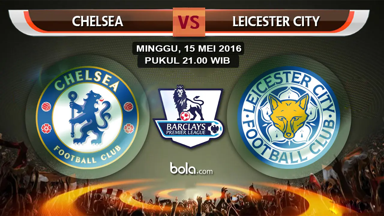 Chelsea vs Leicester City (bola.com/Rudi Riana)