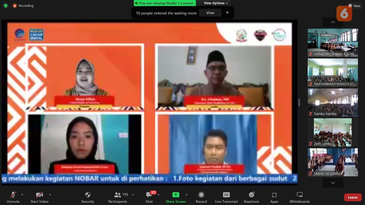 Pelatihan digital skii pada MPLS SMA di Sulsel (Liputan6.com).