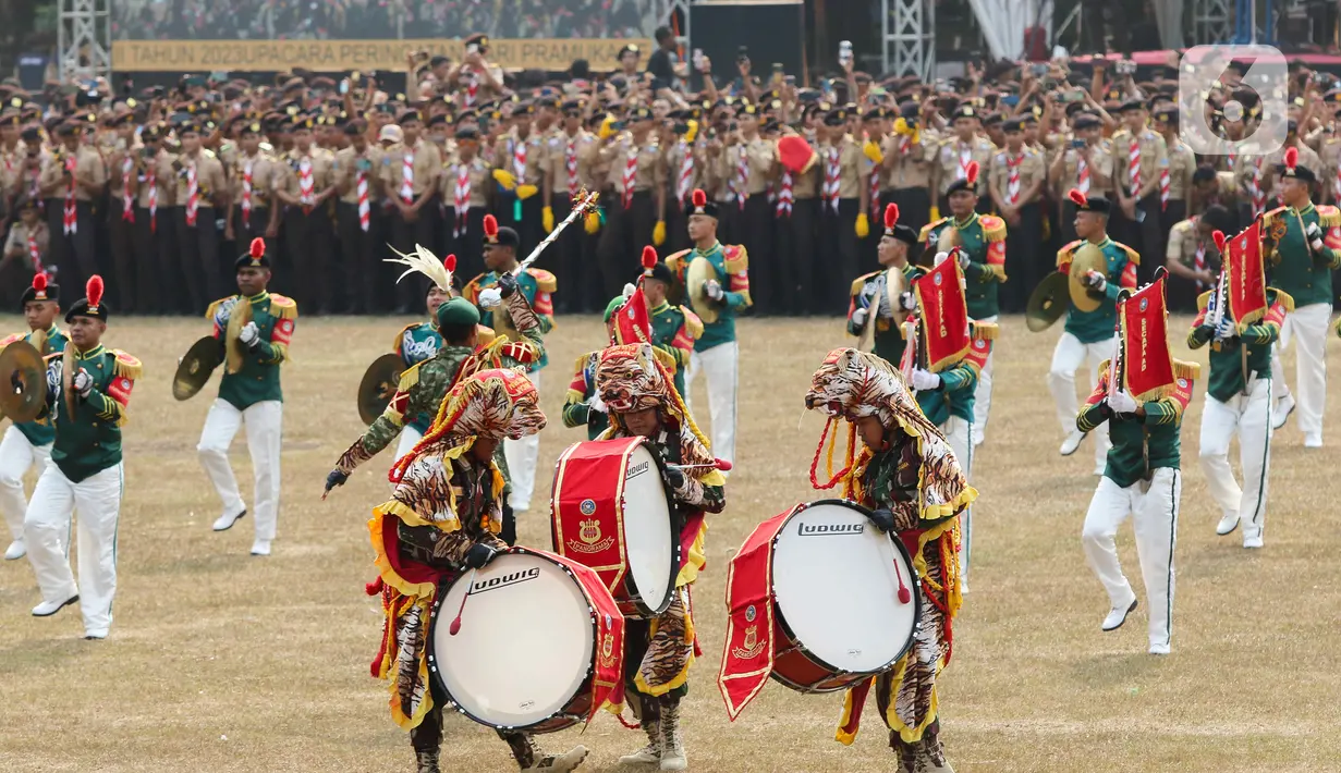 Acara Raimuna ini digelar dalam rangka memperingati Hari Pramuka ke-62 dan berlangsung dari tanggal 14-21 Agustus 2023. (Liputan6.com/Herman Zakharia)