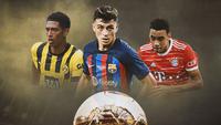 Golden Boy - Jude Bellingham, Pedri, Jamal Musiala (Bola.com/Adreanus Titus)