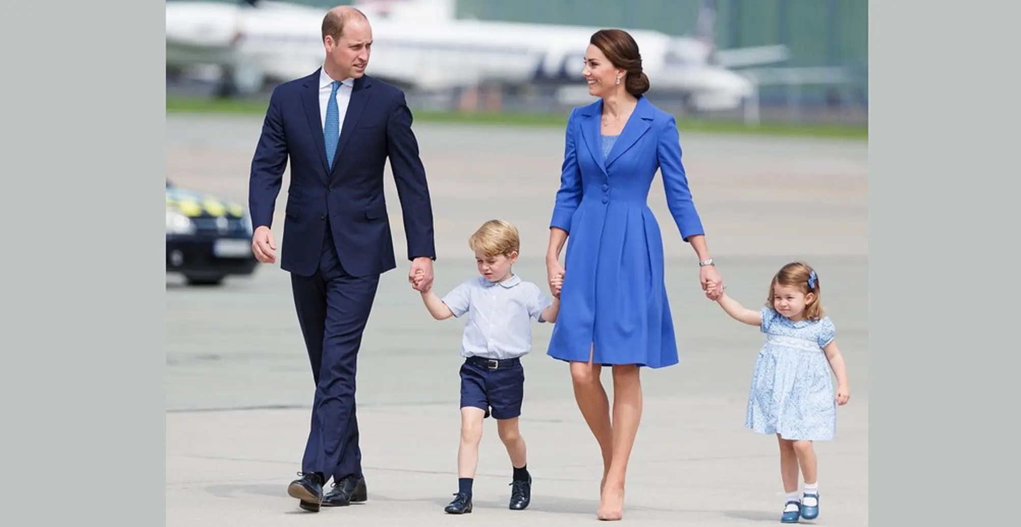 	Kate Middleton dan Pangeran William bersama dua anaknya, George dan Charlotte (mirror.co.uk)