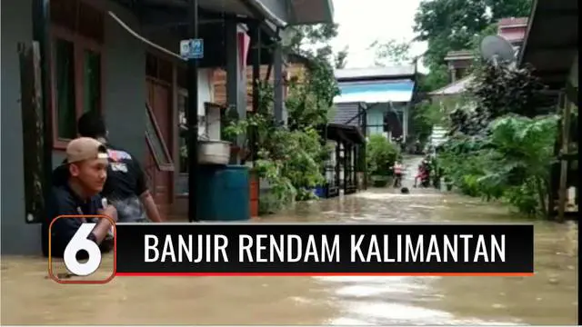 VIDEO: Sempat Surut, Banjir 1 Meter Kembali Rendam Samarinda Kaltim