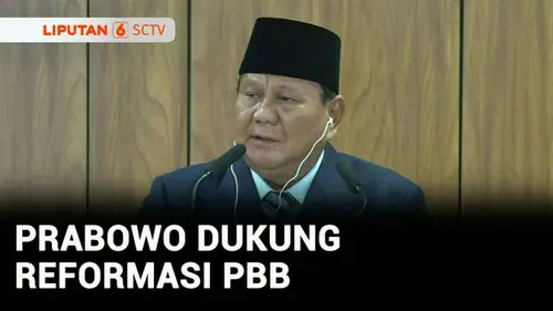 VIDEO: Presiden Prabowo dan Presiden Brasil Sepakati Perlunya Reformasi PBB