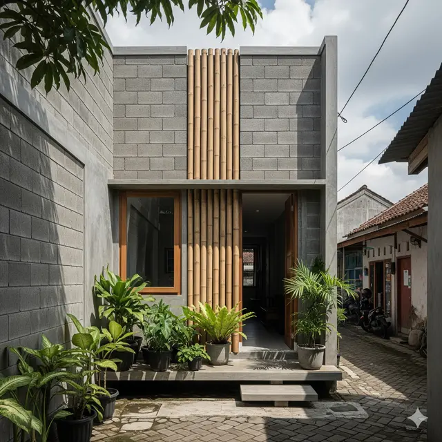 Desain Rumah Sempit Ukuran 4x6 tapi Tetap Estetik. Gemini