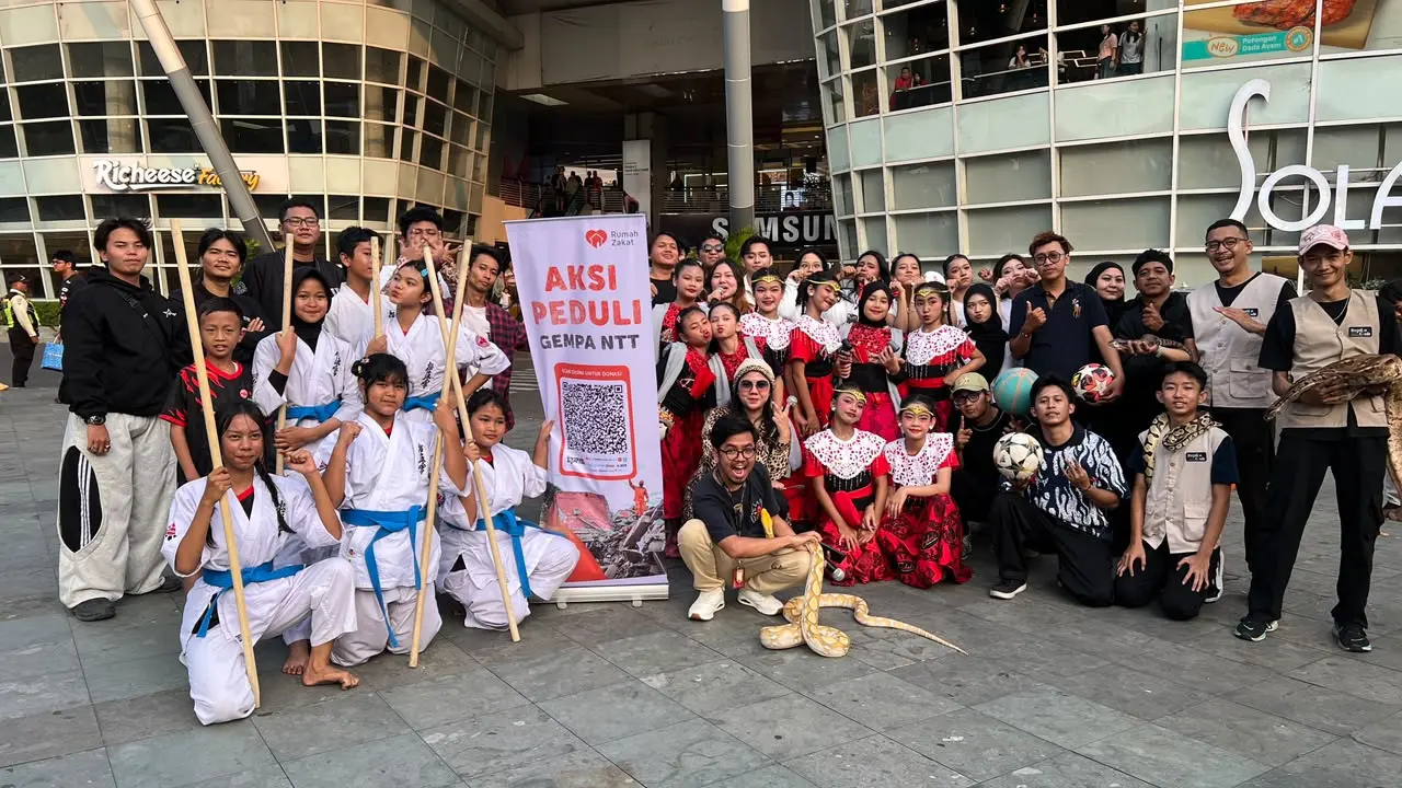 Mall di Tangerang Gaet Rumah Zakat Galang Bantuan untuk NTT dan Kalimantan