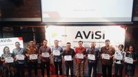 Perwakilan 11 platform video streaming yang tergabung ke dalam AVISI. (Liputan6.com/Jeremia Agung Ananta)