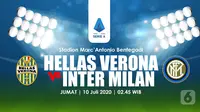 HELLAS VERONA VS INTER MILAN (Liputan6.com/Abdillah)