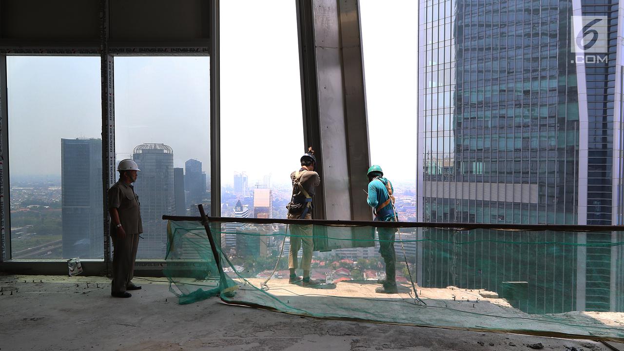 PHOTO: Melihat Pembangunan Gedung Perkantoran di Mega Kuningan
