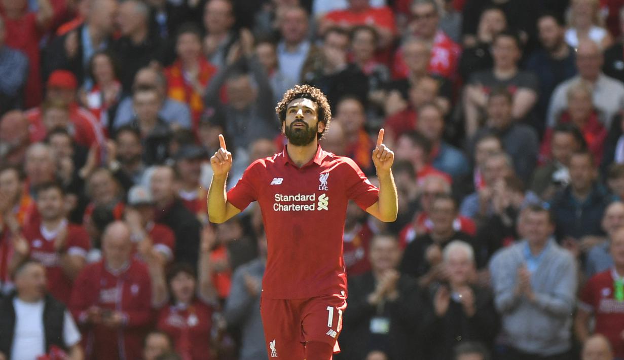Liverpool menjalani musim yang mengecewakan, tetapi ada satu pemain yang performanya terus stabil dan terus memproduksi gol. Ia adalah Mohamed Salah. (Foto: AFP/Pool/Paul Ellis)