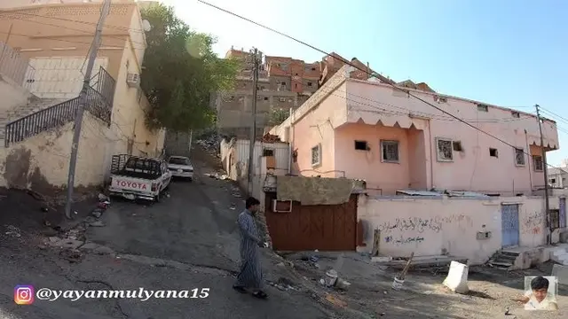 Potret pemukiman kumuh di Makkah