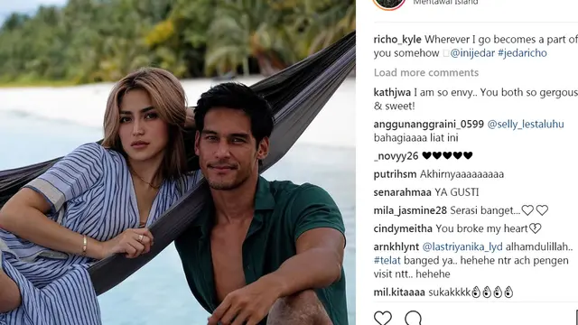 Jessica Iskandar dan Richard Kyle (Instagram/ @richo_kyle)