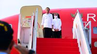 Presiden Jokowi dan Ibu Negara Iriana melakukan kunjungan kerja ke Provinsi Maluku. (Foto: Sekretariat Presiden)