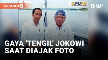 Gaya 'Tengil' Jokowi dan Menteri PUPR